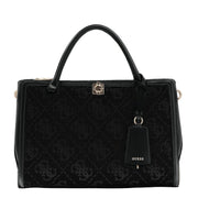 Guess Audrey Black Logo Girlfriend Handbag HWJG97-55070-BLO
