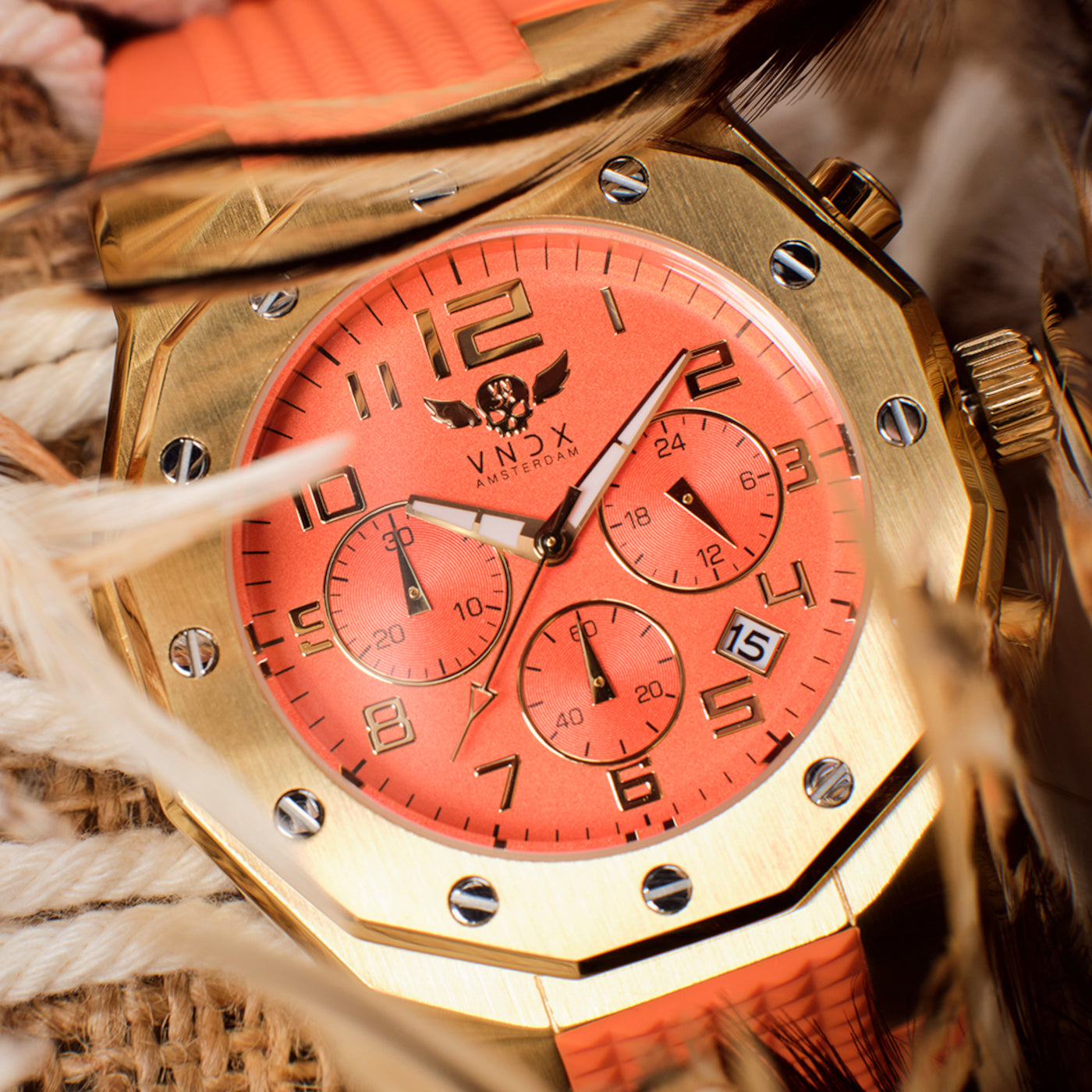 VNDX Ibiza Rebel Orange Watch LD12810-30