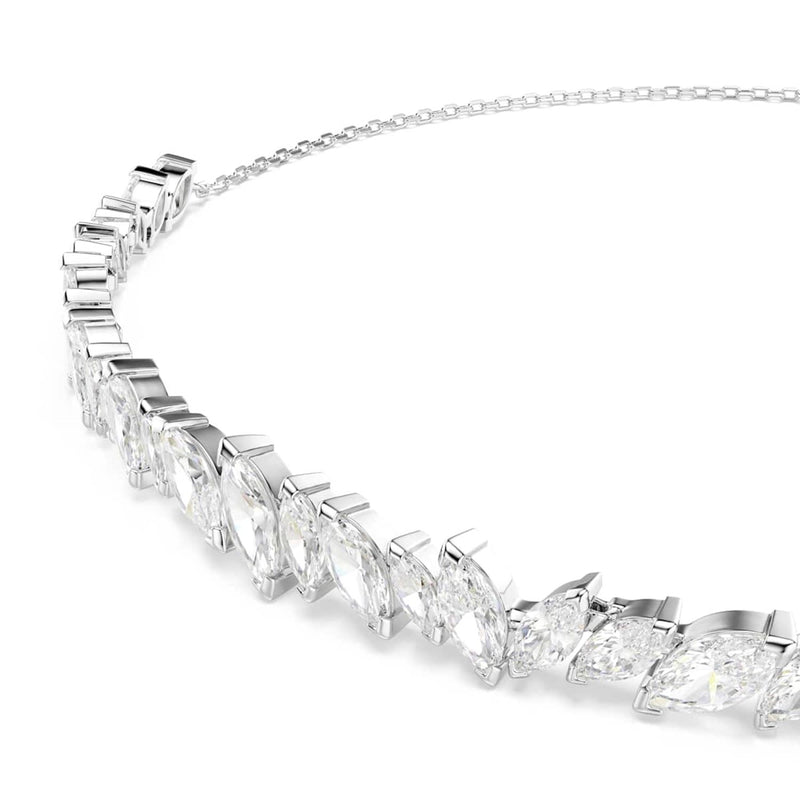 Swarovski Mesmera Glam Silver-Tone Choker Necklace 5755905-zoom-
