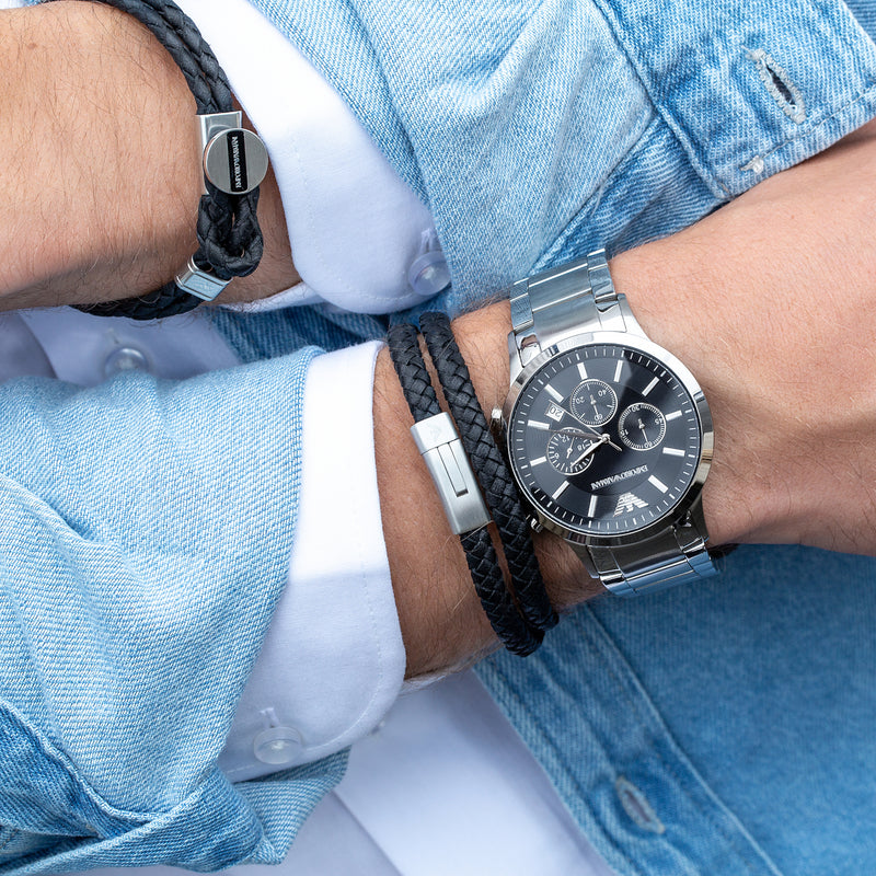 Emporio Armani Silver Bracelet EGS2176040-zoom-