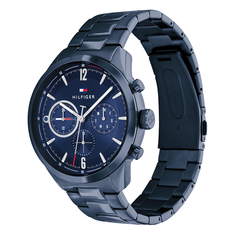 Tommy Hilfiger Matthew Blauw Heren Horloge 2002-TH1791945