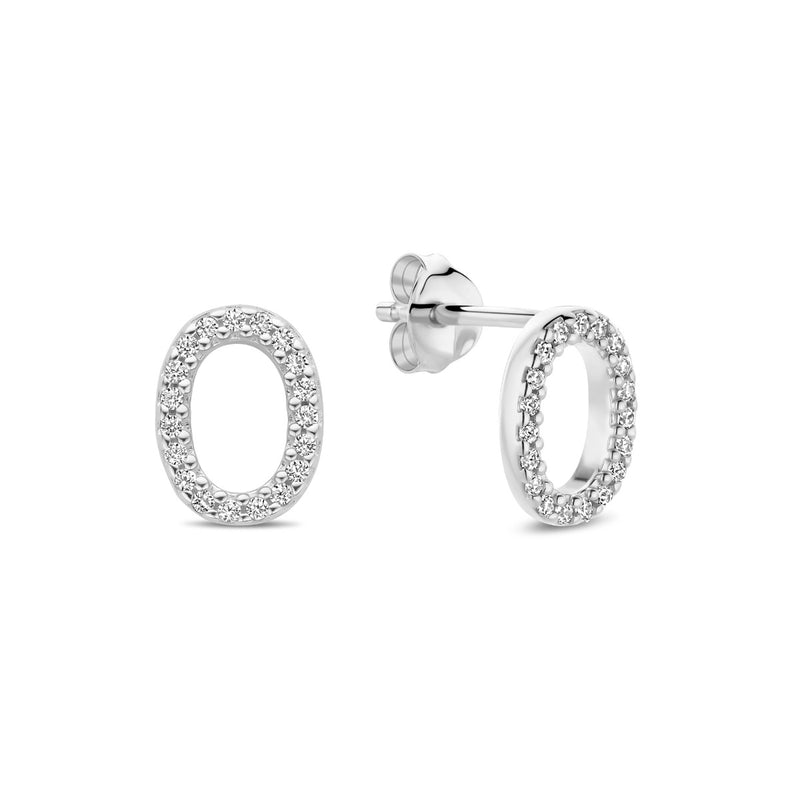 Parte Di Me Bibbiena Poppi Clara 925 Sterling Silver Ear Studs PDM36195-zoom-