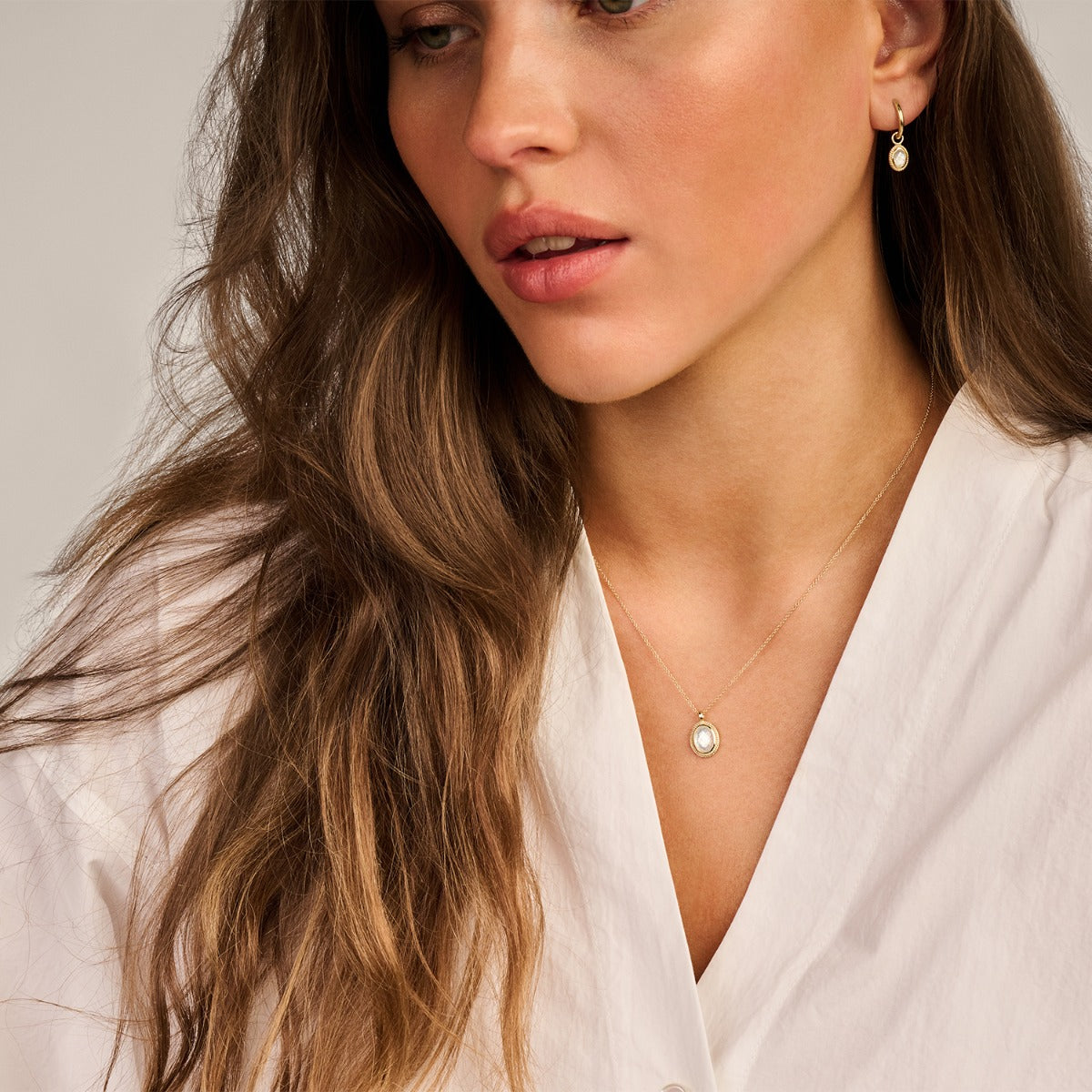 Blush 14 karat gold Necklace 3169YMQ
