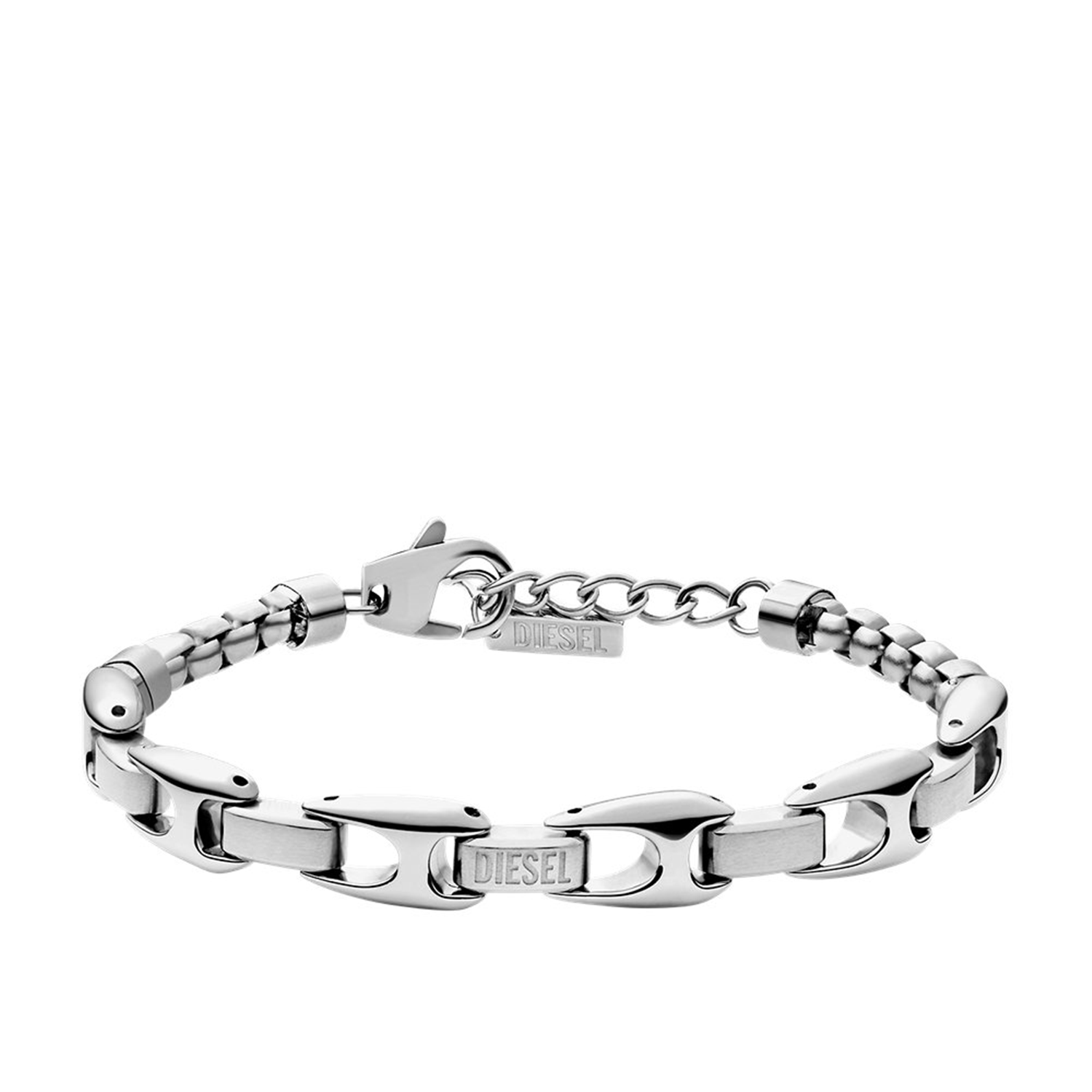 Diesel Metamorph Silver Stainless Steel Bracelet DX1633040