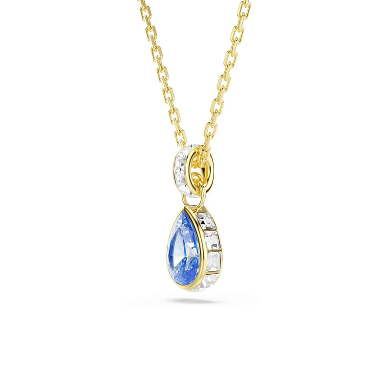 Swarovski Chroma Gold-Tone Necklace with Blue Crystal Pendant 5757786-zoom-