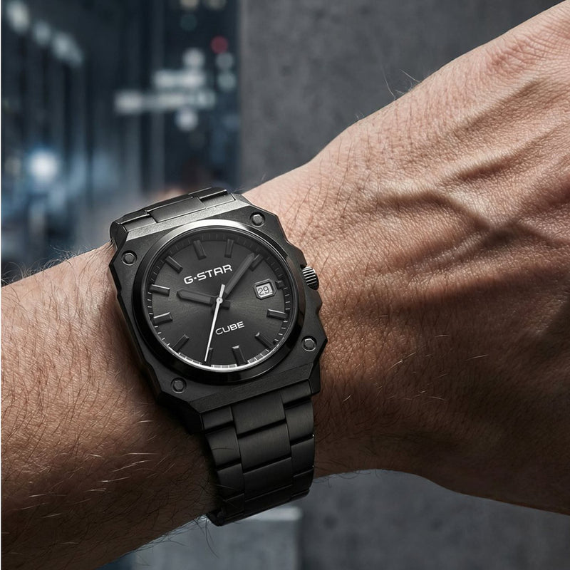 G-STAR Cube Black Men's Watch GSW.508.06-zoom-