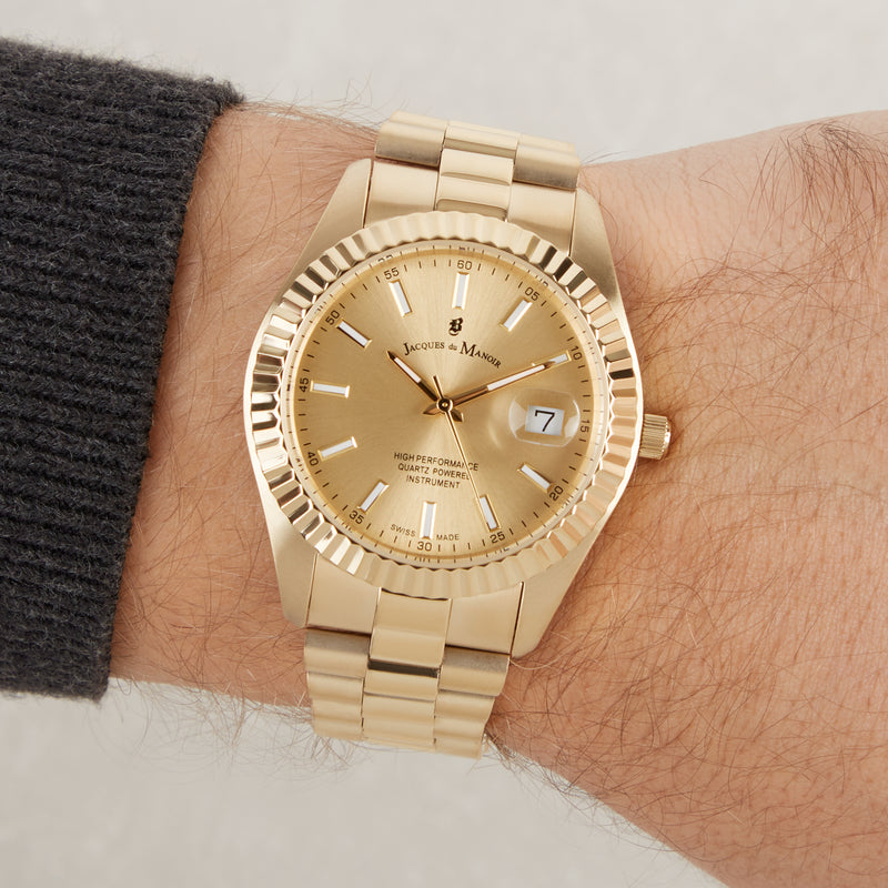 Jacques du Manoir Inspiration Gold Watch JWG03002-zoom-