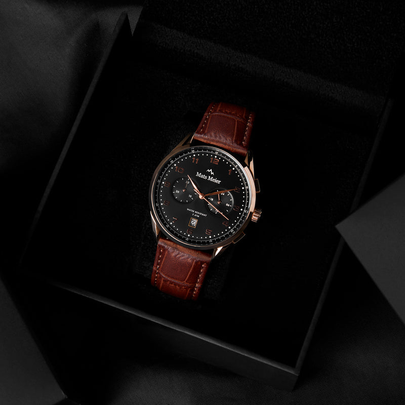 Mats Meier Mont Vélan Chrono Black/Brown Watch MM10001-zoom-
