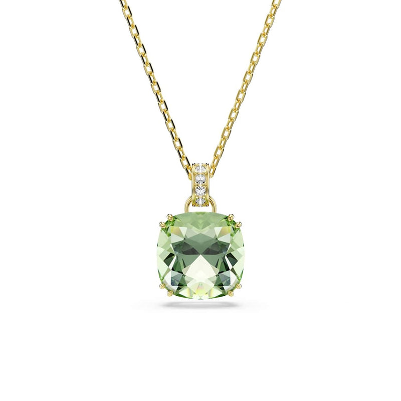 Swarovski Millenia Gold-Tone Necklace with Green Pendant 5764821-zoom-