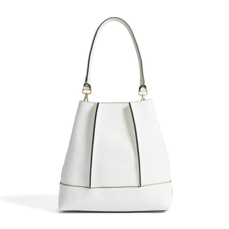 Isabel Bernard Femme Forte Macie Crème Calfskin Shoulder Bag IB25074-070-zoom-