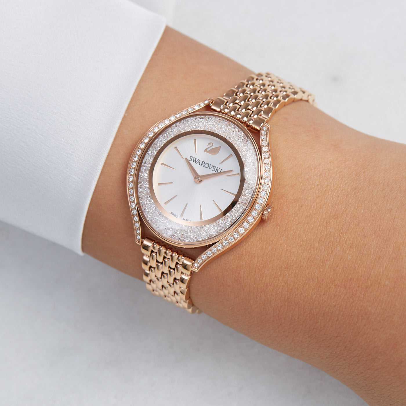 Swarovski Crystalline Rose gold Watch 5519459