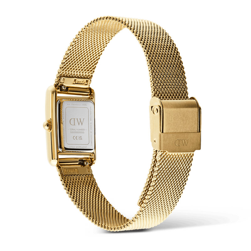 Daniel Wellington Bound Mini Evergold White Women's Watch DW00100928-zoom-