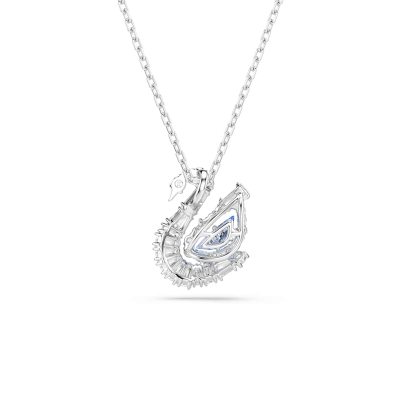 Swarovski Swan Silver Necklace 5723389-zoom-