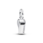 Pandora Moments 925 Sterling Silver Cubic Zirconia Referee Whistle Dangle Charm 794713C01