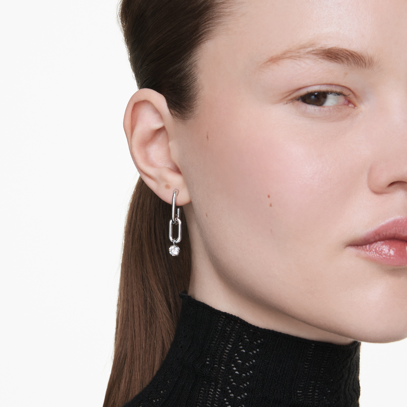 Swarovski Constella Silver Earrings 5728584-zoom-