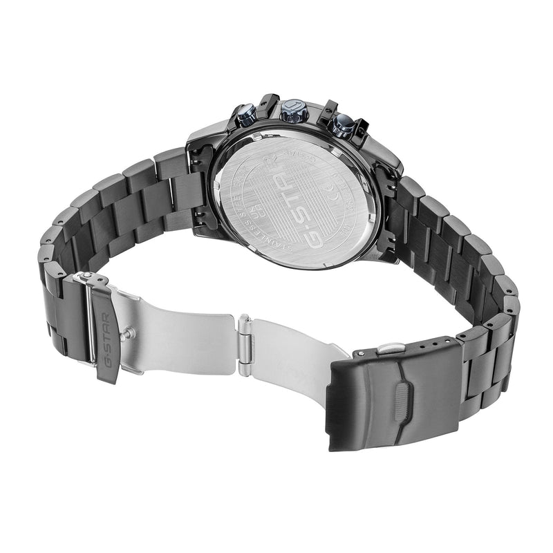 G-STAR Bend3D Black Men's Watch with Blue Dial GSW.505.05-zoom-