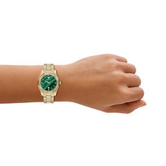 Emporio Armani Round Green Dial Watch AR11761