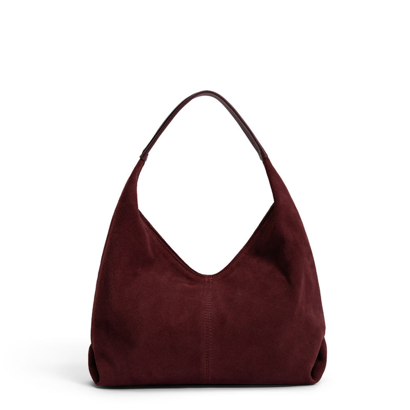 Isabel Bernard Honoré Grace mini dark bordeaux suede handbag  IB21132-152-zoom-