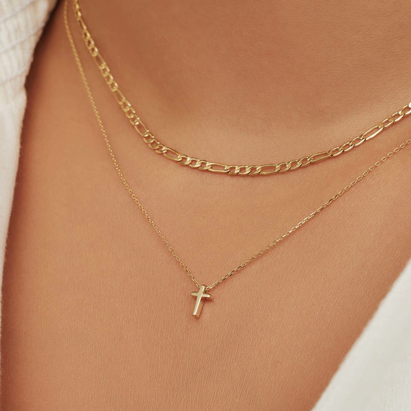 Isabel Bernard Cadeau d'Isabel 14 Carat Golden Necklace and Bracelet Giftset IB90091-zoom-