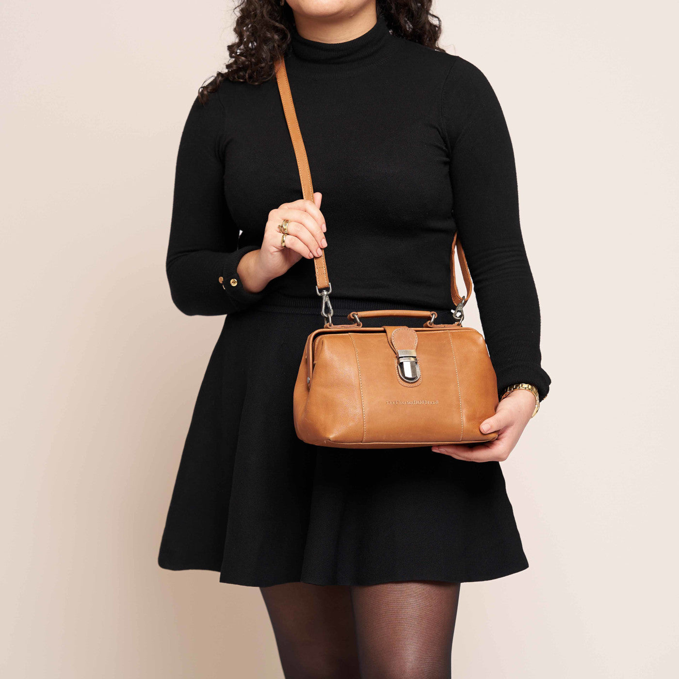 The Chesterfield Brand Rachael Cognac Handbag C48.112731