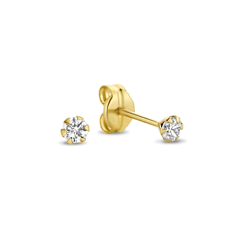 Isabel Bernard Le Marais De Buci 14 Carat Golden Ear Studs IB360234-zoom-