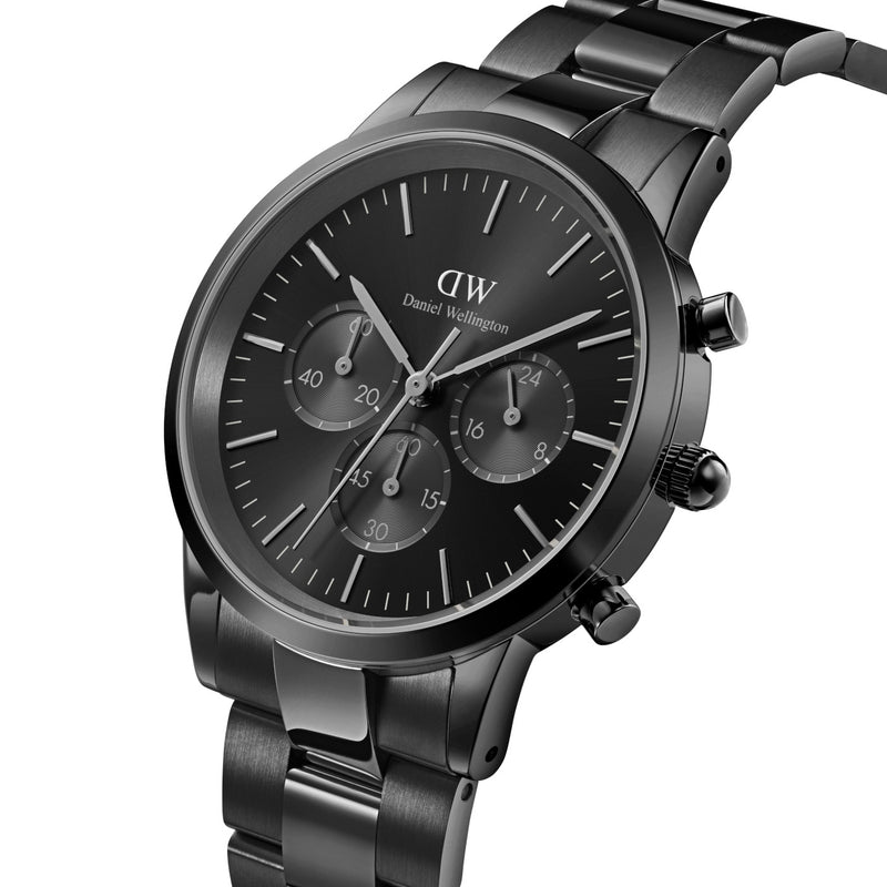 Daniel Wellington Iconic Link Black Watch DW00100642-zoom-