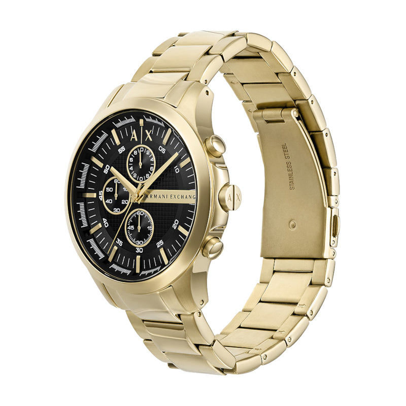 Armani Exchange Hampton Gold Watch AX2137-zoom-