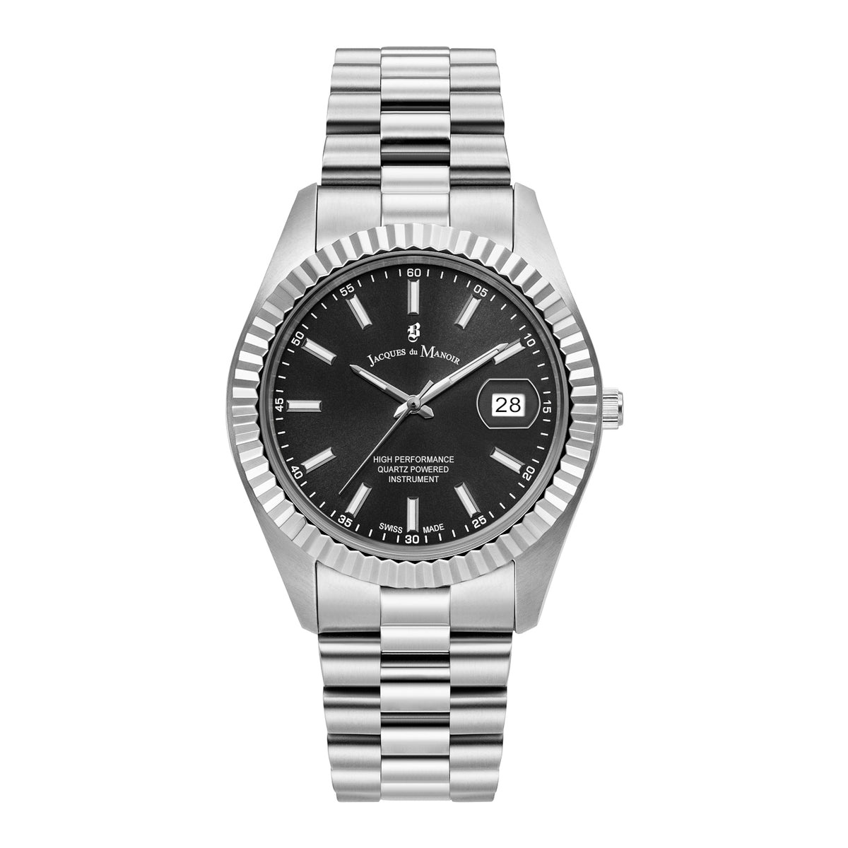 Jacques du Manoir Inspiration Business Silver Watch JWN01702