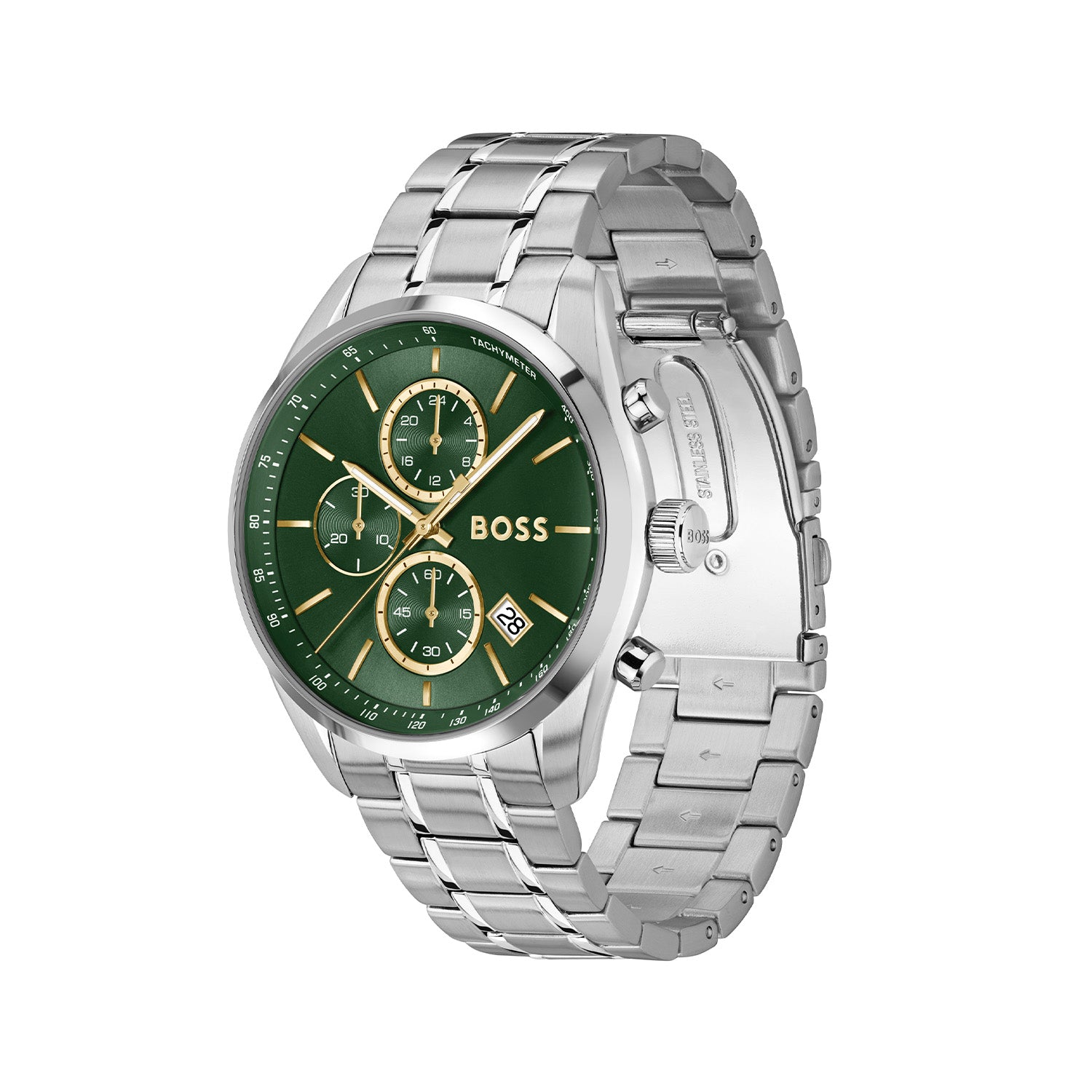Hugo Boss Grand Prix 44 Silver Men's Watch HB1514266