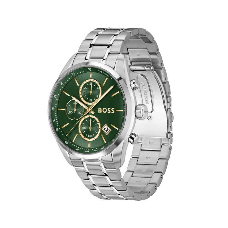 Hugo Boss Grand Prix 44 Silver Men's Watch HB1514266-zoom-