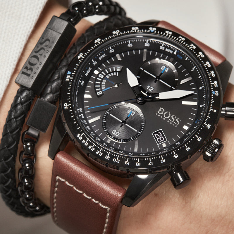 Hugo Boss BOSS Pilot Edition Chronograaf horloge HB1513851-zoom-