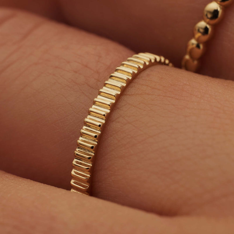 Isabel Bernard Rivoli L'Abbaye 14 Carat Gold Ring IB330005-50-zoom-