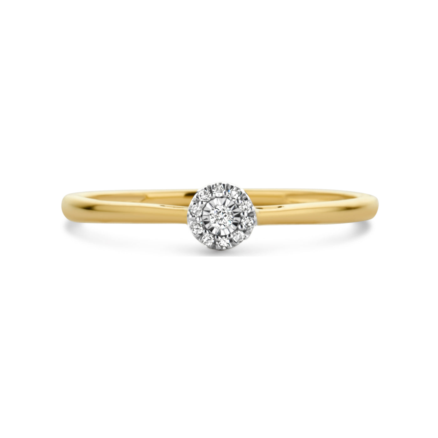 Blush Diamonds 14k Gold Ring with Diamond 1646BDI/52