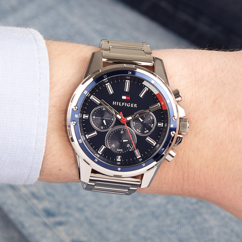 Tommy Hilfiger Silver Watch TH1791788-zoom-