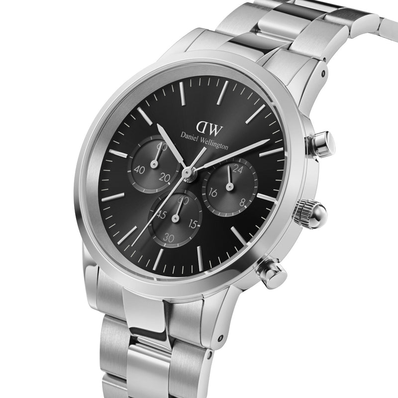 Daniel Wellington Iconic Link Silver Watch DW00100645-zoom-