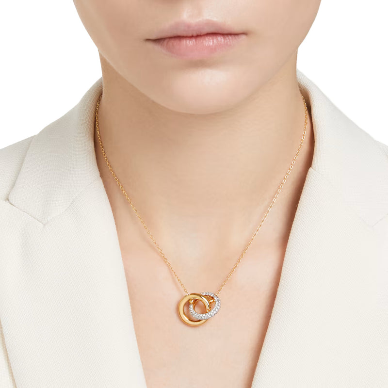 Swarovski Dextera Gold Pendant 5668820-zoom-
