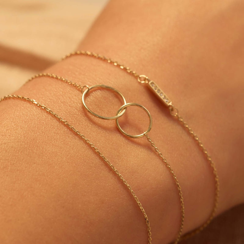 Beloro Jewels La Rinascente Aliyn 9 Karat Gold Bracelet BO320045-zoom-