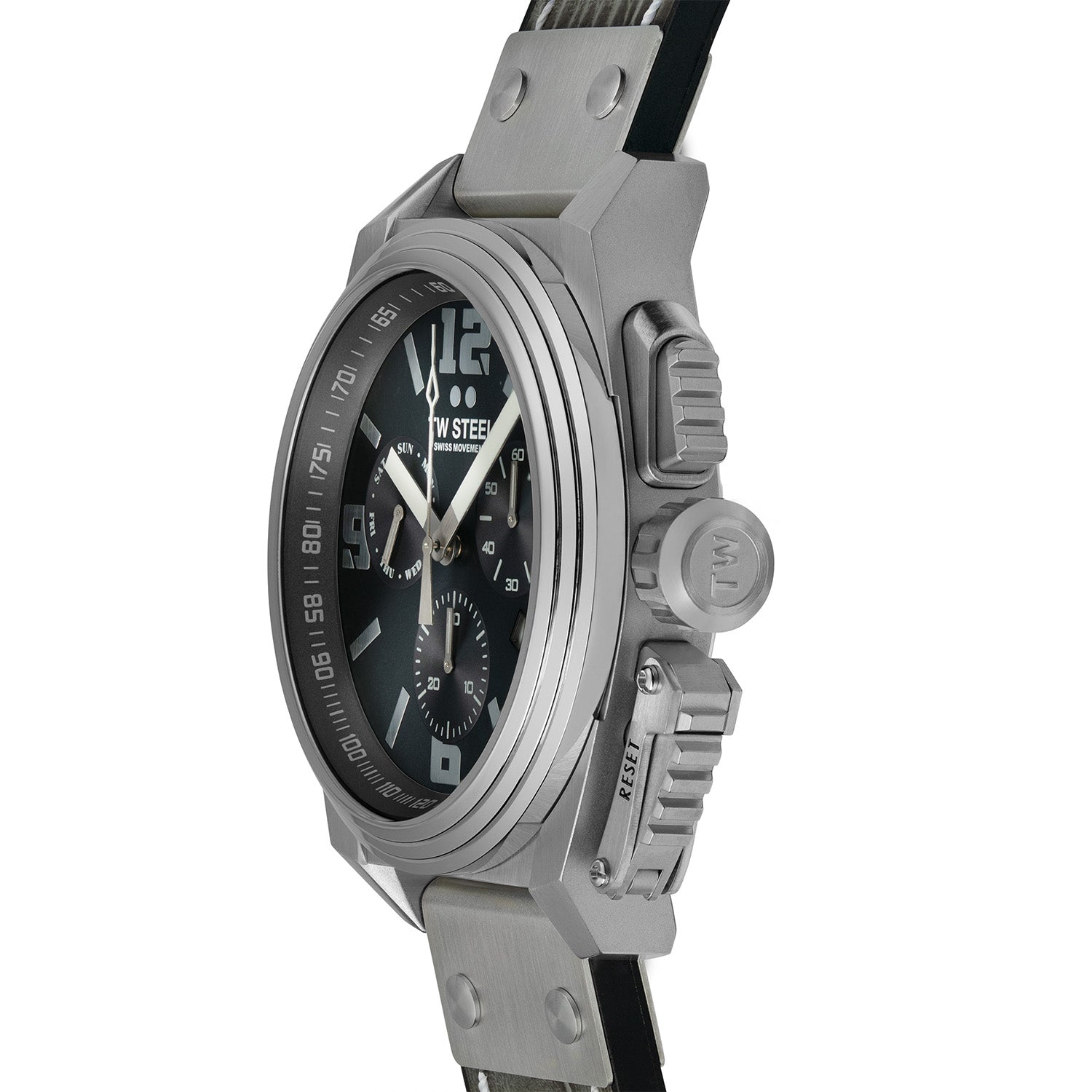 TW Steel Swiss Canteen Grey Men's Watch 2002-TW1114