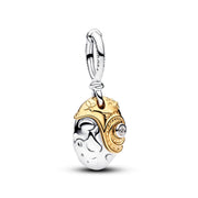 Pandora Disney Gold Plated 0.012 ct TW Lab-Grown Diamond Disney Princesses Moana Heart of Te Fiti Dangle Charm 764385C01