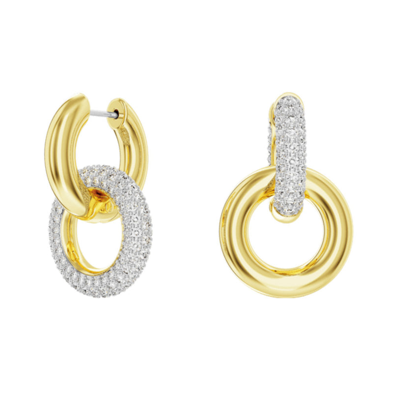 Swarovski Dextera Gold Earrings 5668818-zoom-