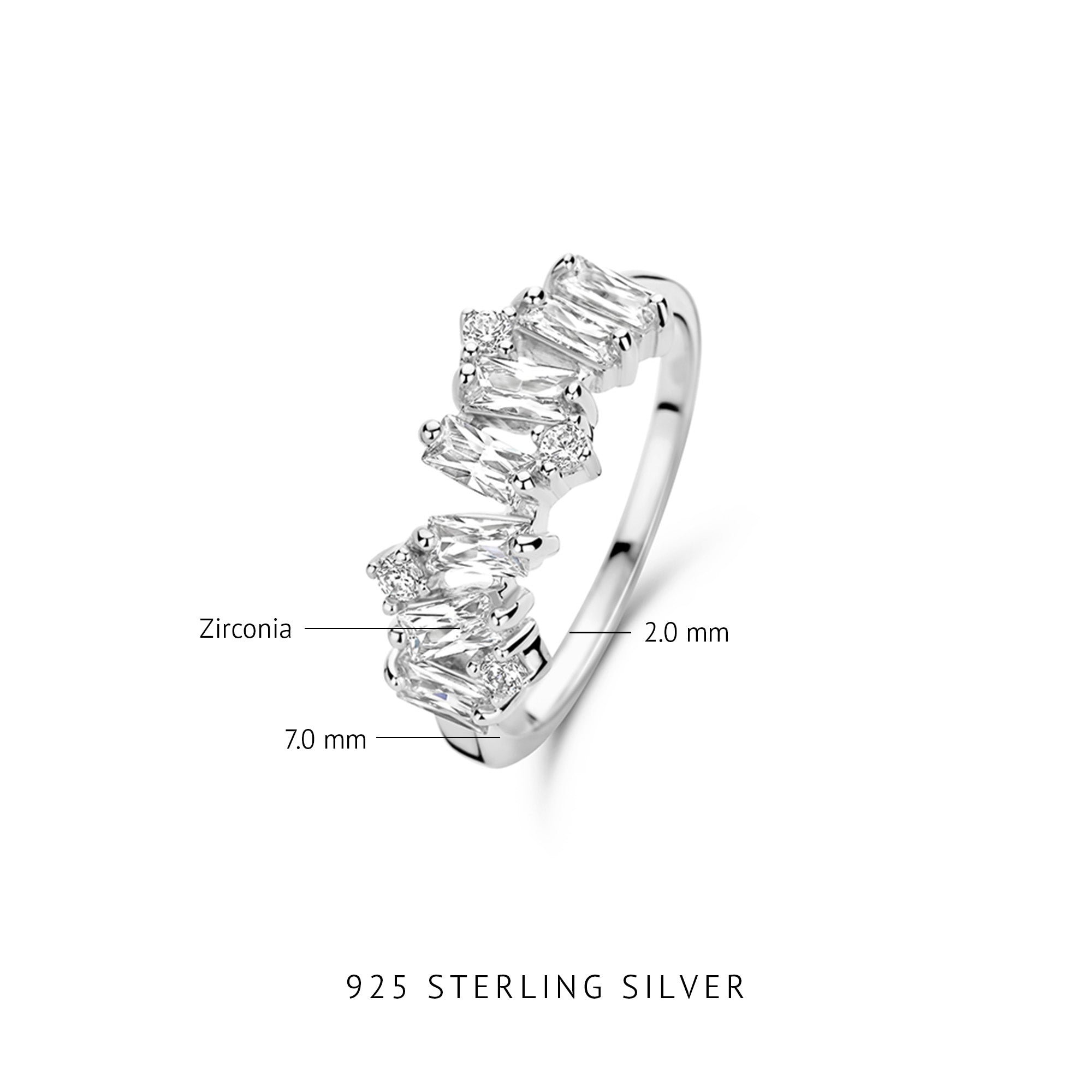 Parte Di Me Santa Maria della Base 925 sterling Silver Ring PDM33039-60