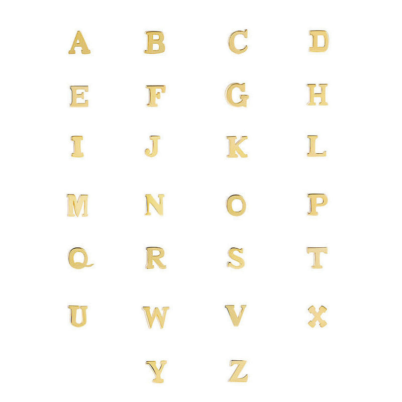 Isabel Bernard Le Marais Rachel 14 Carat Golden Initial Bracelet IB320101-A (Letter A)-zoom-