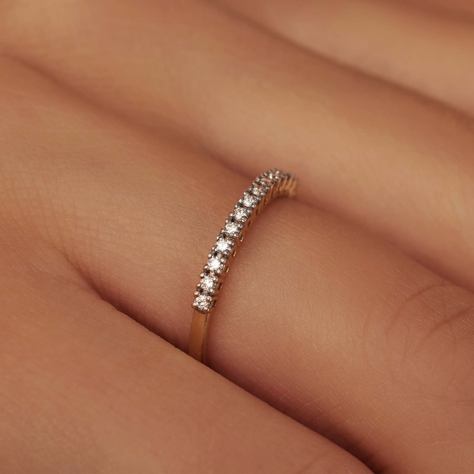 Isabel Bernard De la Paix Madeline 14 Carat Gold Ring | diamond 0.14 ct | IBD330023-54