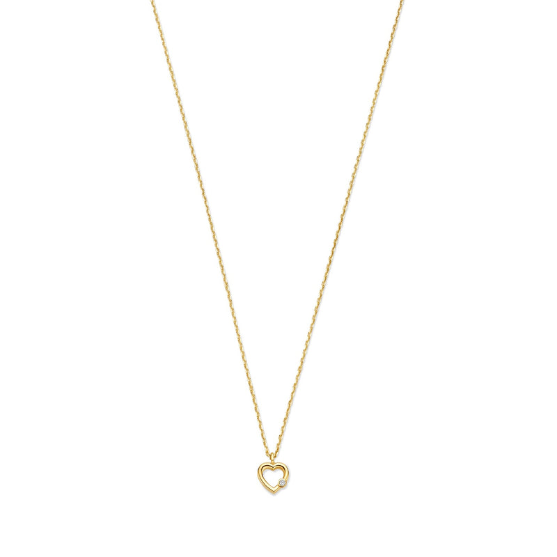 Isabel Bernard De La Paix Amore Necklace With Diamond 0.01 Carat IBD350033-zoom-