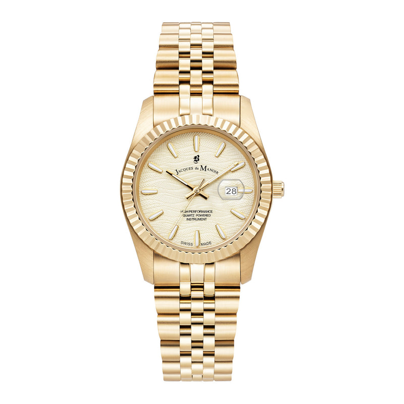 Jacques du Manoir Inspiration Prestige Gold Watch JWL01804-zoom-