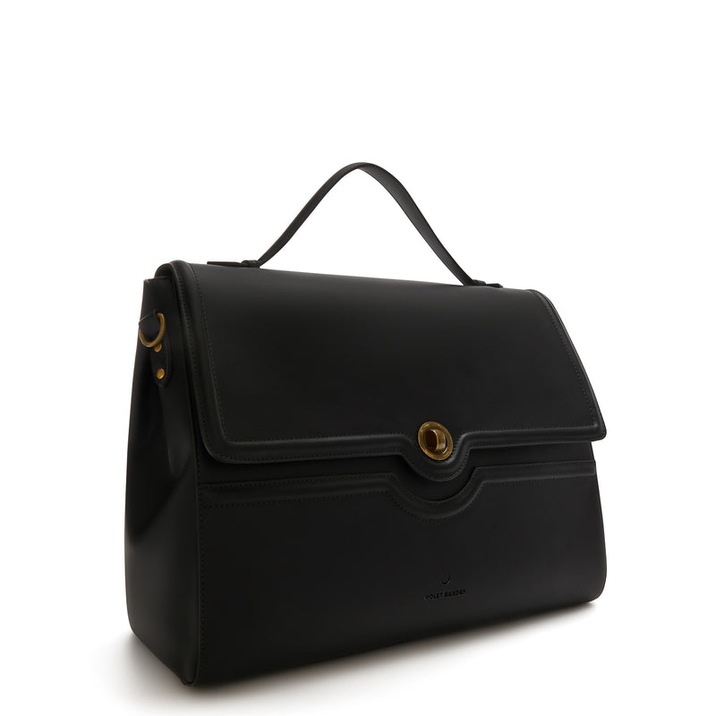 Violet Hamden Essential Bag Black Handbag VH21005-zoom-