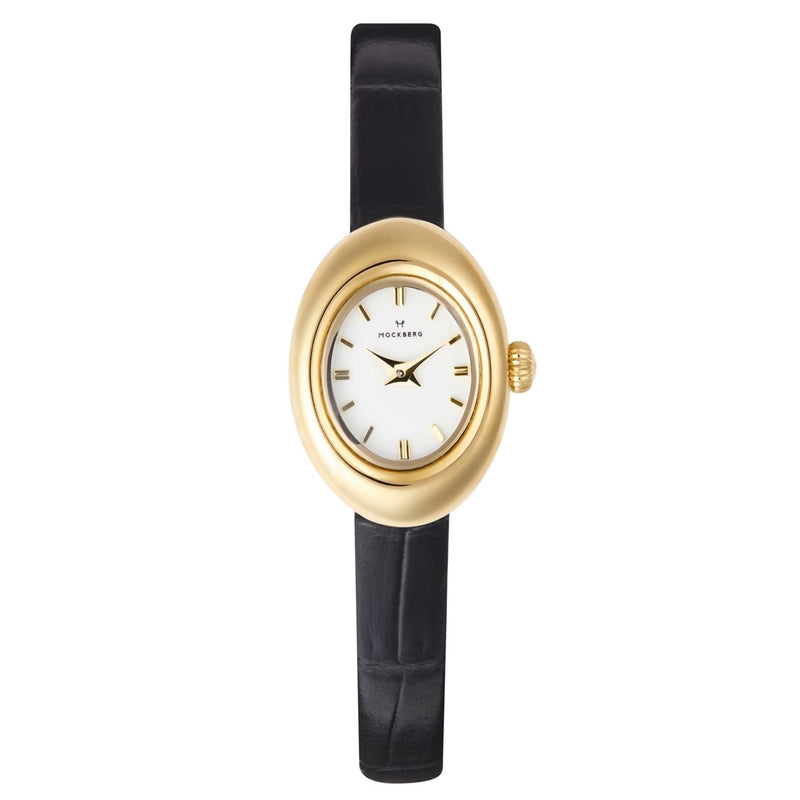 Mockberg Belle Oval Petite Leather Women's Watch MB1412-zoom-