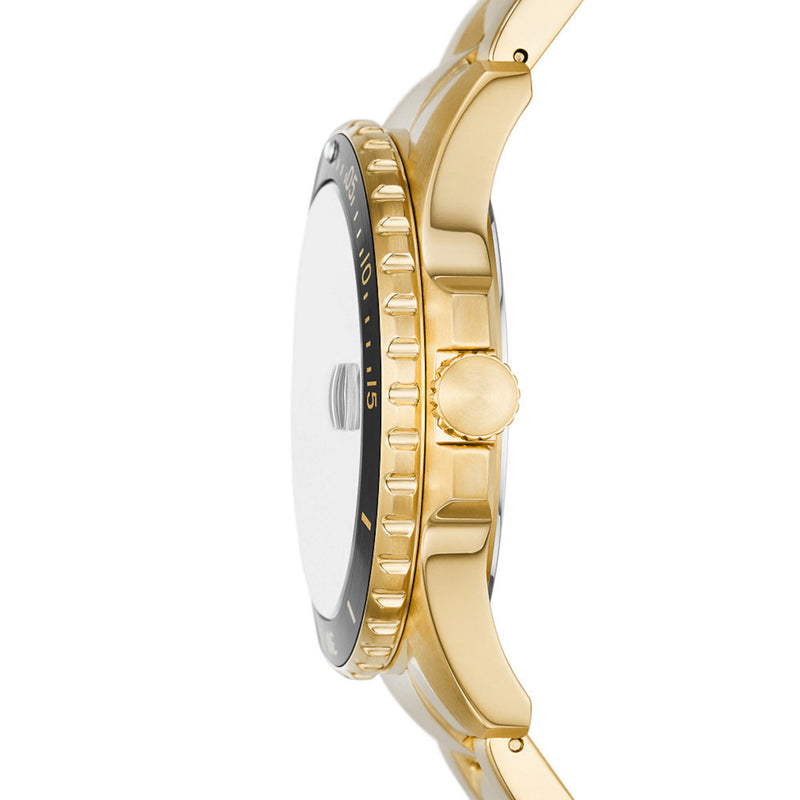 Fossil Blue Gold Watch FS6035-zoom-