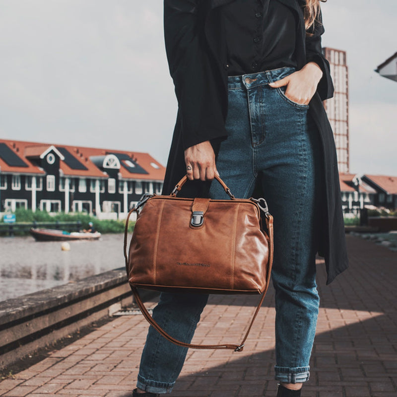 The Chesterfield Brand Cognac Handbag C48.111831-zoom-