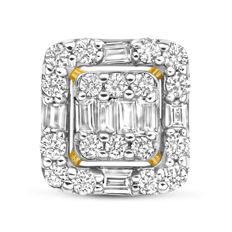 Isabel Bernard De la Paix Elena 14 karat gold stud ear studs with diamond 0.25 carat IBD360032-zoom-